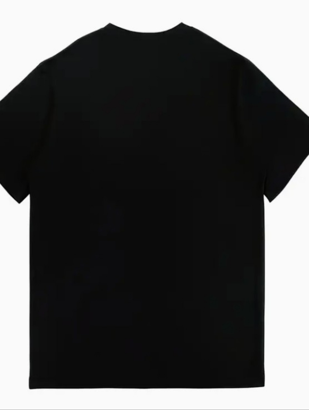 Graphic Black Tee with Pink Attitude Slogan - Picture 2 of 2